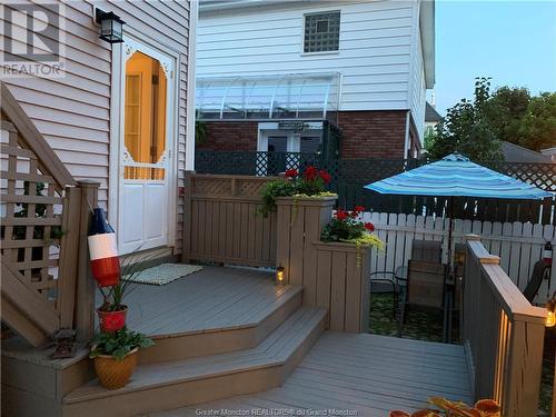 158 Bonaccord, Moncton, NB - Outdoor With Deck Patio Veranda With Exterior