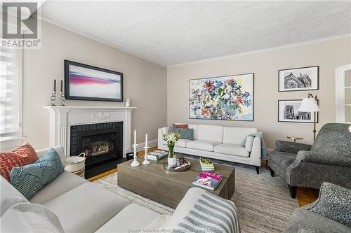 158 Bonaccord, Moncton, NB - Indoor Photo Showing Living Room With Fireplace