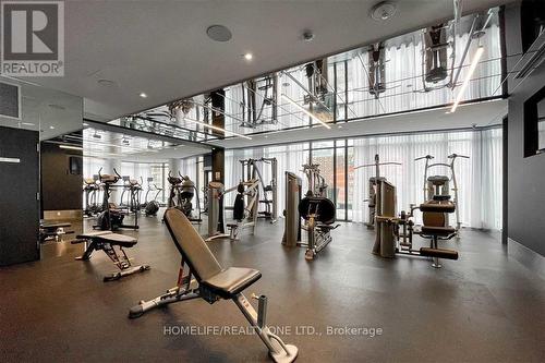 #2102 -403 Church St, Toronto, ON - Indoor Photo Showing Gym Room