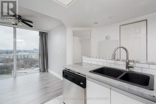 #1704 -5 Concorde Pl S, Toronto, ON - Indoor Photo Showing Kitchen With Double Sink