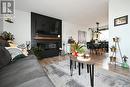 1805 Dieppe Crescent, Estevan, SK  - Indoor Photo Showing Living Room With Fireplace 