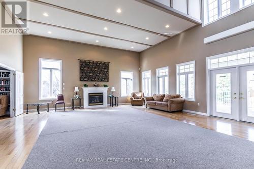 11 Somerset Glen, Guelph, ON - Indoor Photo Showing Living Room With Fireplace
