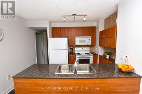 802 - 11 Brunel Court, Toronto, ON - Indoor Photo Showing Kitchen With Double Sink
