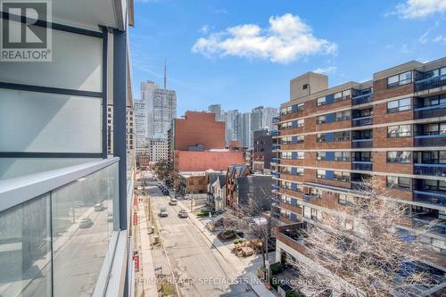 605 - 210 Simcoe Street, Toronto, ON - Outdoor With Balcony