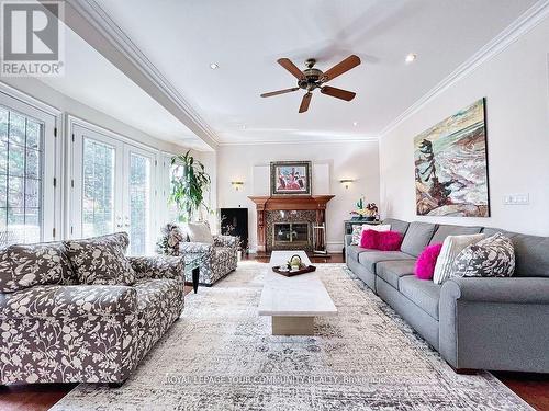 253 Carlton Rd, Markham, ON - Indoor Photo Showing Living Room With Fireplace