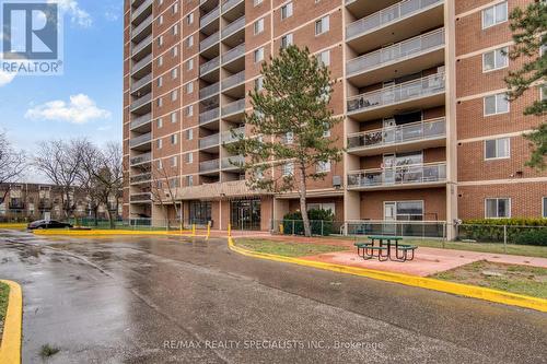 504 - 49 Silverstone Drive, Toronto, ON - Outdoor With Balcony With Facade