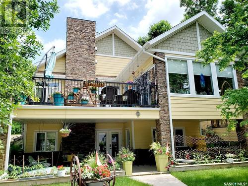 4 Cocapa Avenue, Kenosee Lake, SK - Outdoor With Deck Patio Veranda With Facade