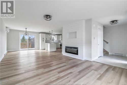 257 Falcon, Moncton, NB - Indoor Photo Showing Living Room With Fireplace