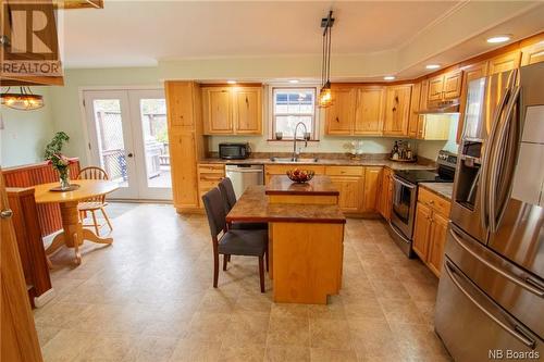 4708 Juniper Road, Florenceville-Bristol, NB - Indoor Photo Showing Kitchen With Double Sink