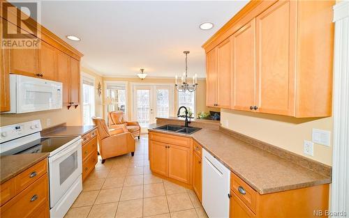 23 Riverfront Way, Fredericton, NB - Indoor Photo Showing Kitchen With Double Sink