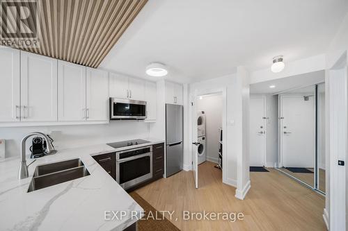 #1905 -77 Maitland Pl, Toronto, ON - Indoor Photo Showing Kitchen With Double Sink