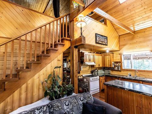 Lot 29 Owen Bay, Sonora Island, BC - Indoor Photo Showing Kitchen With Double Sink