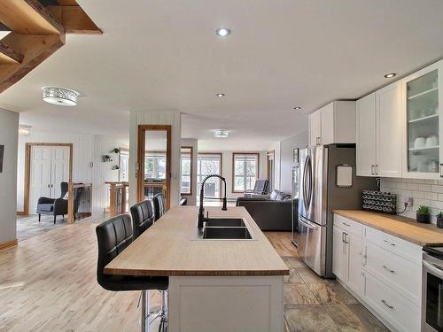Overall view - 147 Ch. Bérubé, Val-D'Or, QC - Indoor Photo Showing Kitchen With Double Sink With Upgraded Kitchen