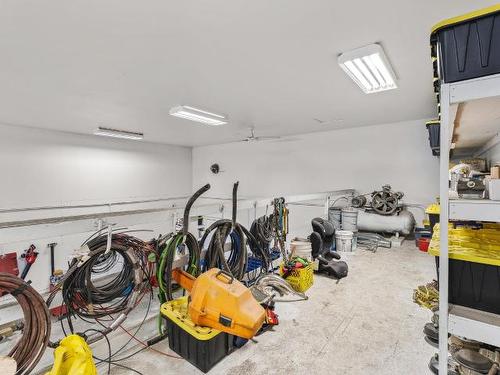 900 Harvie Rd, Barriere, BC - Indoor Photo Showing Garage