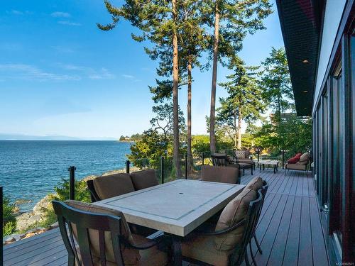 1380 Reef Rd, Nanoose Bay, BC - Outdoor With Body Of Water With Deck Patio Veranda