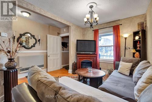 39 Hatherley Rd, Toronto, ON - Indoor Photo Showing Living Room With Fireplace
