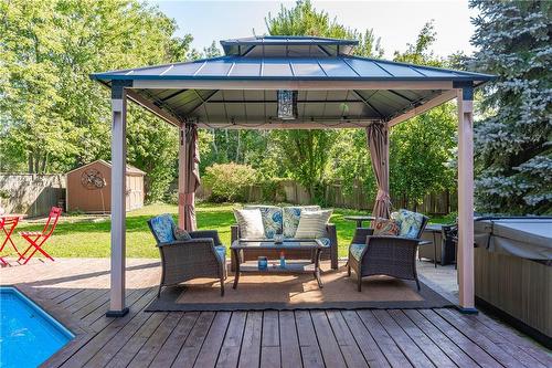 100 Heatherdale Place, Hamilton, ON - Outdoor With Deck Patio Veranda With Backyard With Exterior