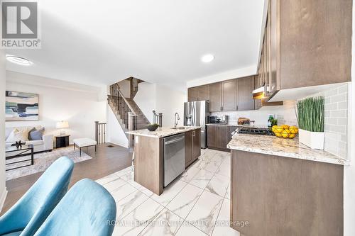 34 Cachia Lane, Ajax, ON - Indoor Photo Showing Kitchen With Upgraded Kitchen