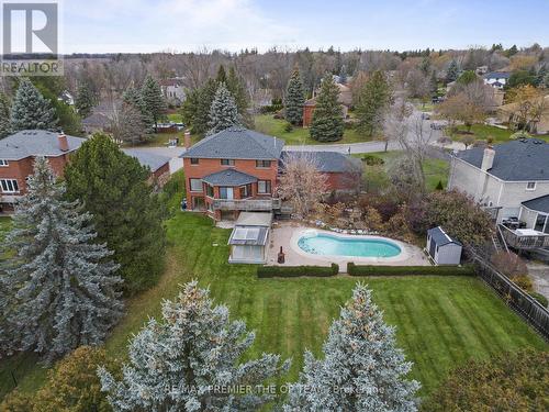 11 Ward Avenue, East Gwillimbury, ON - Outdoor With In Ground Pool With View