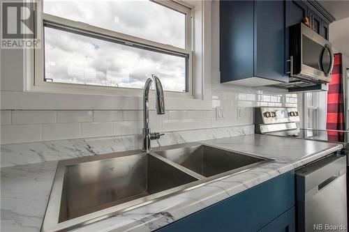 10948 Route 114, South Branch, NB - Indoor Photo Showing Kitchen With Double Sink