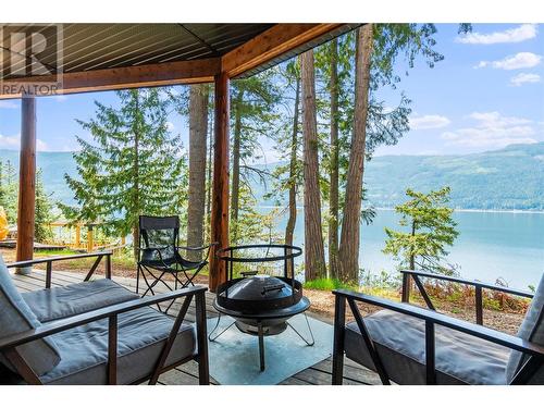 6432 Sunnybrae Canoe Point Road Unit# 6, Tappen, BC - Outdoor With Body Of Water With Deck Patio Veranda