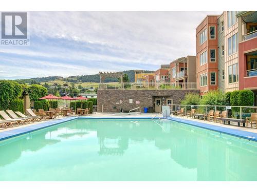7343 Okanagan Landing Road Unit# 1203, Vernon, BC - Outdoor With In Ground Pool With Backyard