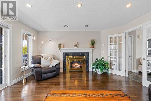 54 Parkside Rd, Belleville, ON - Indoor Photo Showing Living Room With Fireplace