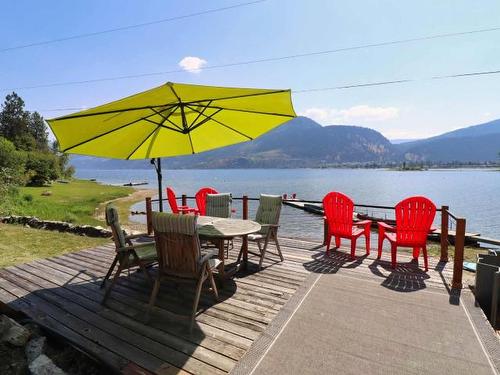 6138 Lakeview Road, Chase, BC - Outdoor With Body Of Water With Deck Patio Veranda With View