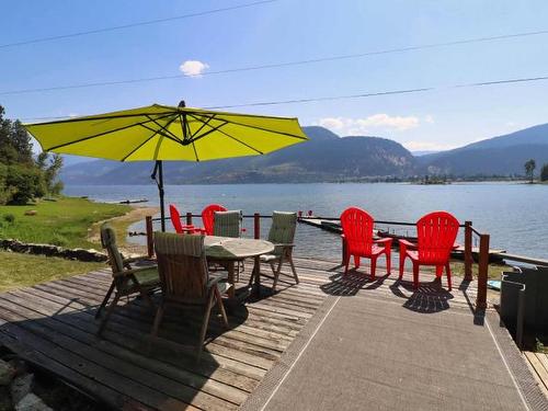 6138 Lakeview Road, Chase, BC - Outdoor With Body Of Water With Deck Patio Veranda With View