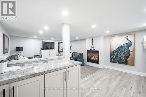 251 Cloverdale Ave, Hamilton, ON - Indoor With Fireplace