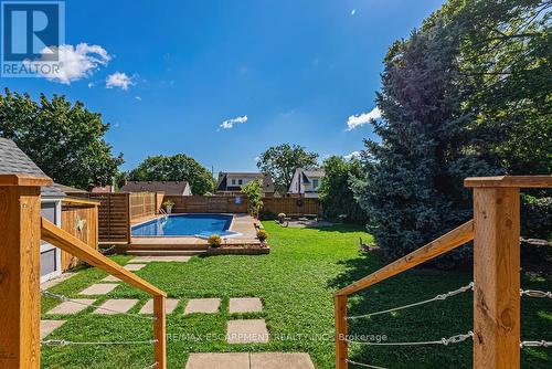 251 Cloverdale Ave, Hamilton, ON - Outdoor With In Ground Pool With Backyard