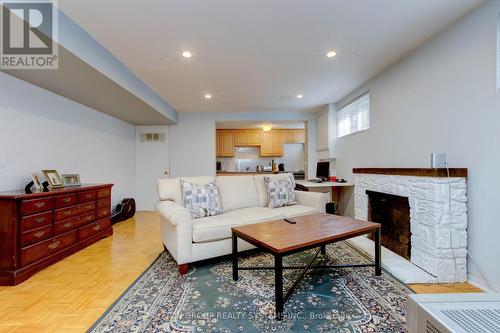 14 Louisa Street, Toronto, ON - Indoor Photo Showing Living Room With Fireplace
