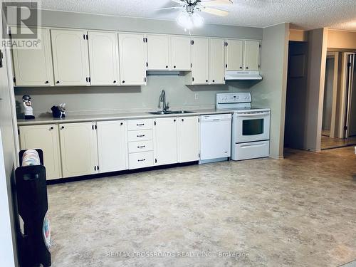 #203 -74 The Queensway S Rd, Georgina, ON - Indoor Photo Showing Kitchen With Double Sink