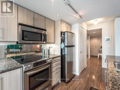 ##405 -15 Stafford St, Toronto, ON - Indoor Photo Showing Kitchen With Stainless Steel Kitchen With Upgraded Kitchen