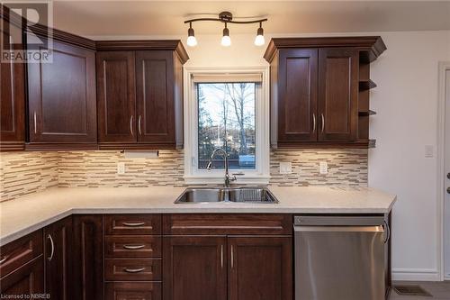 168 Carmichael Drive, North Bay, ON - Indoor Photo Showing Kitchen With Double Sink
