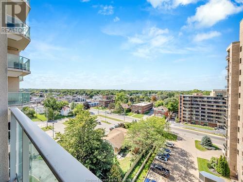 4789 Riverside Drive East Unit# 903, Windsor, ON - Outdoor With Balcony With View