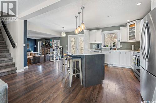 8222 Rankin Drive, Regina, SK - Indoor Photo Showing Kitchen With Stainless Steel Kitchen With Upgraded Kitchen