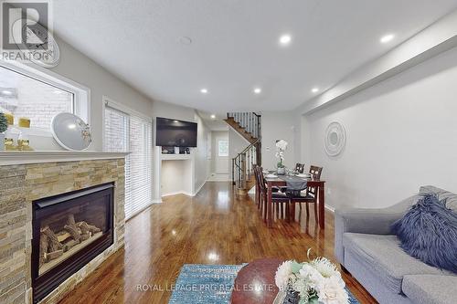 7241 Pallett Court, Mississauga, ON - Indoor Photo Showing Living Room With Fireplace