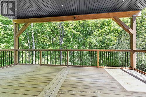 Deck - Lower Level - 108 Balnagowan Place, London, ON - Outdoor With Deck Patio Veranda With Exterior