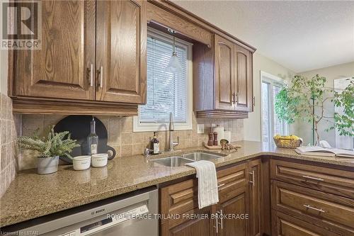 107 Elizabeth St, Middlesex Centre, ON - Indoor Photo Showing Kitchen With Double Sink