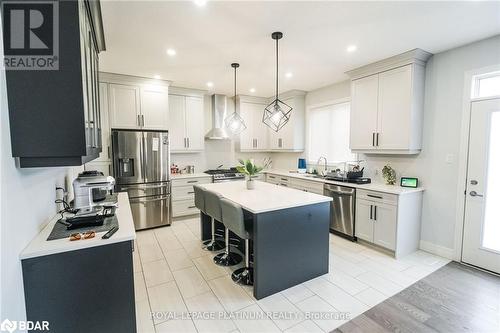 188 Boardwalk Way, Dorchester, ON - Indoor Photo Showing Kitchen With Stainless Steel Kitchen With Upgraded Kitchen