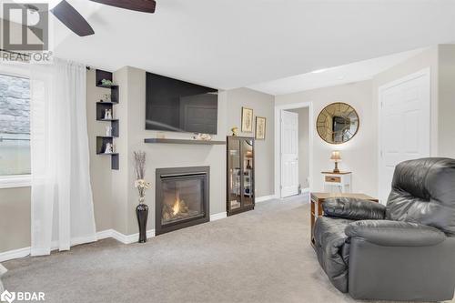 107 Ledgerock Court, Quinte West, ON - Indoor Photo Showing Living Room With Fireplace