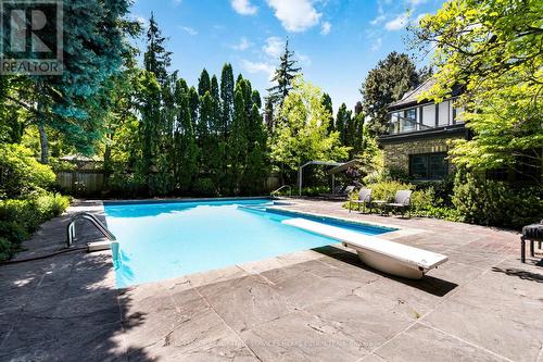 23 Dewbourne Avenue, Toronto, ON - Outdoor With In Ground Pool With Backyard