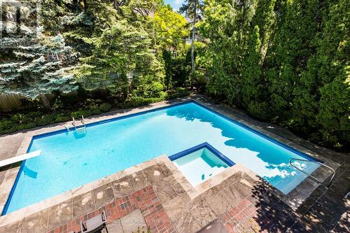 23 Dewbourne Ave, Toronto, ON - Outdoor With In Ground Pool With Backyard