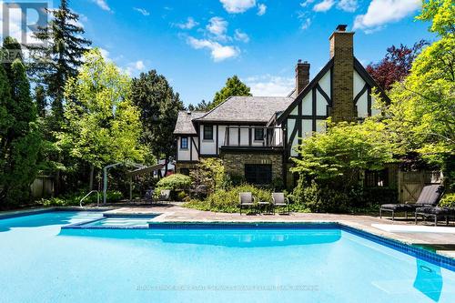23 Dewbourne Avenue, Toronto, ON - Outdoor With In Ground Pool With Backyard
