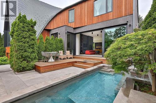 108 Stratford Cres, Toronto, ON - Outdoor With In Ground Pool With Exterior