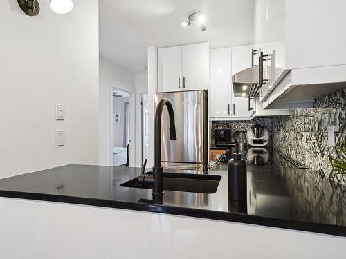 Kitchen - 201-6739 29E Avenue, Montréal (Rosemont/La Petite-Patrie), QC - Indoor Photo Showing Kitchen With Double Sink