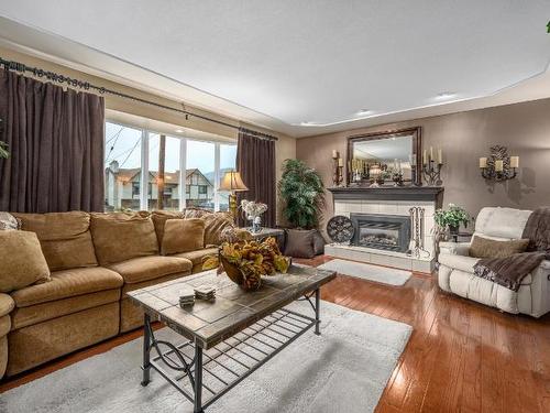 1301 Western Ave, Ashcroft, BC - Indoor Photo Showing Living Room With Fireplace