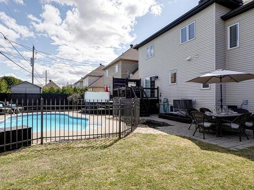 Backyard - 443 Rue Des Monts-Valin, Repentigny (Repentigny), QC - Outdoor With In Ground Pool