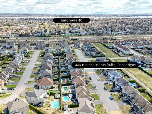Aerial photo - 443 Rue Des Monts-Valin, Repentigny (Repentigny), QC - Outdoor With View